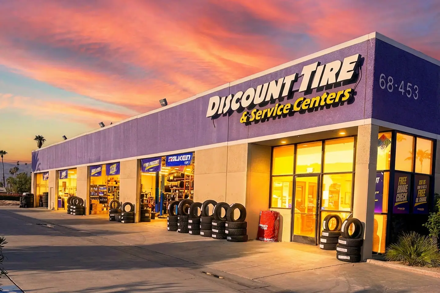 Discount Tire & Service Centers Cathedral City storefront at 68453 Ramon Road